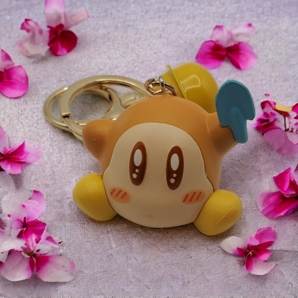 Nintendo Kirby Waddle Dee Keyring Keychain w/ Bell